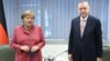 Almanya Başbakanı Angela Merkel ve Cumhurbaşkanı Recep Tayyip Erdoğan