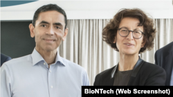 BioNTech şirketi kurucuları Prof. Dr. Uğur Şahin ve Prof. Dr. Özlem Türeci